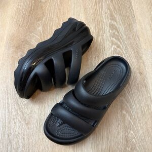 CROCS Black Slide Mules